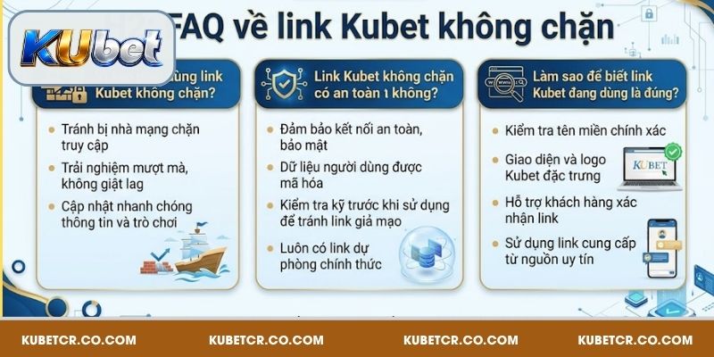 FAQ về link Kubet không chặn